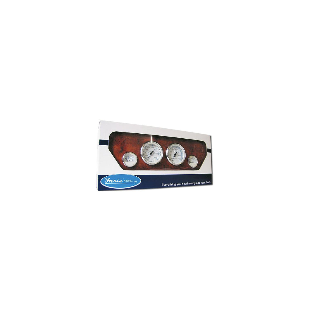 Faria Chesapeake SS 4 Gauge Outboard Set -Modern Boat Sales & Service