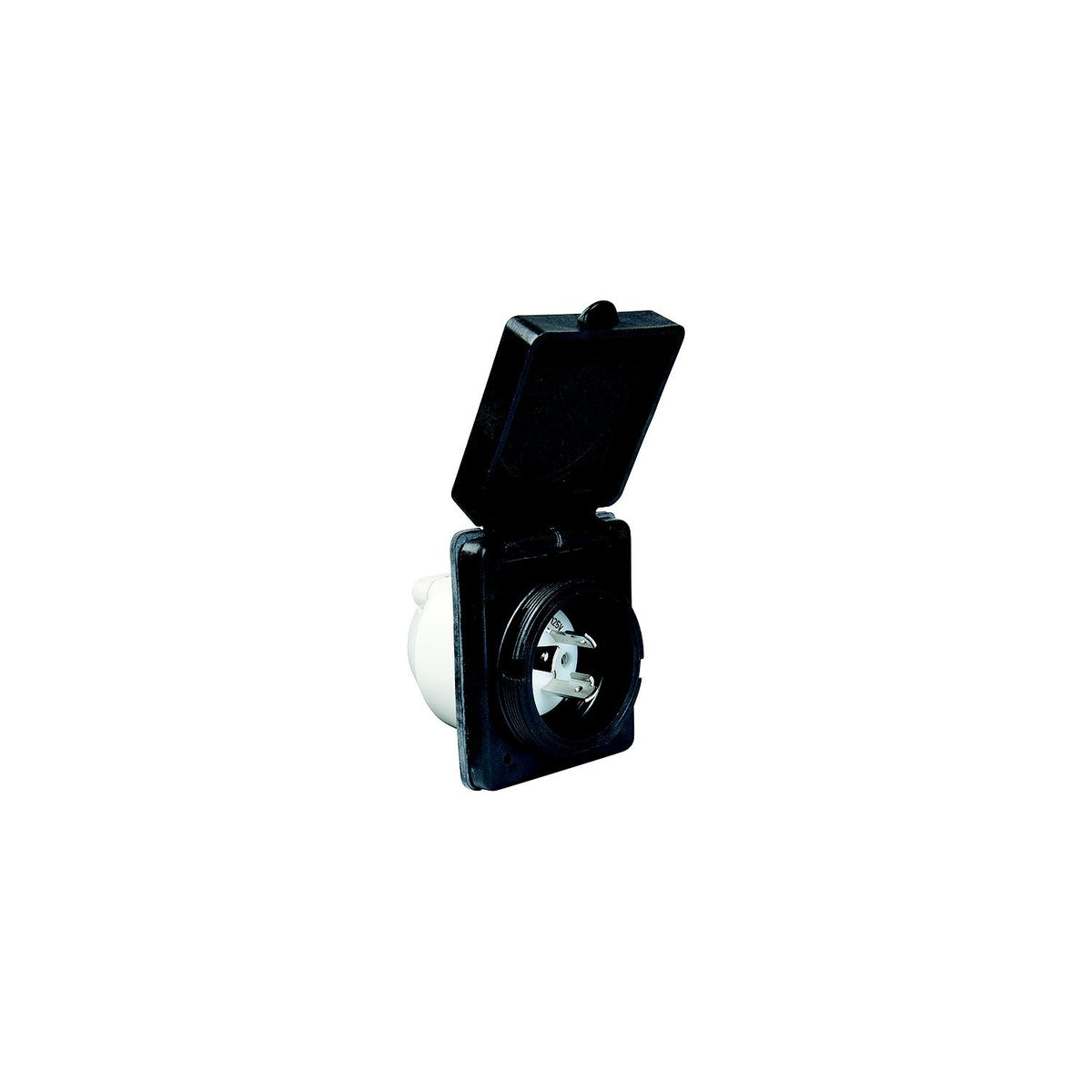Park Power 301ELRVBLK Power Inlet, 30A Black w/SS Trim -Modern Boat Sales & Service