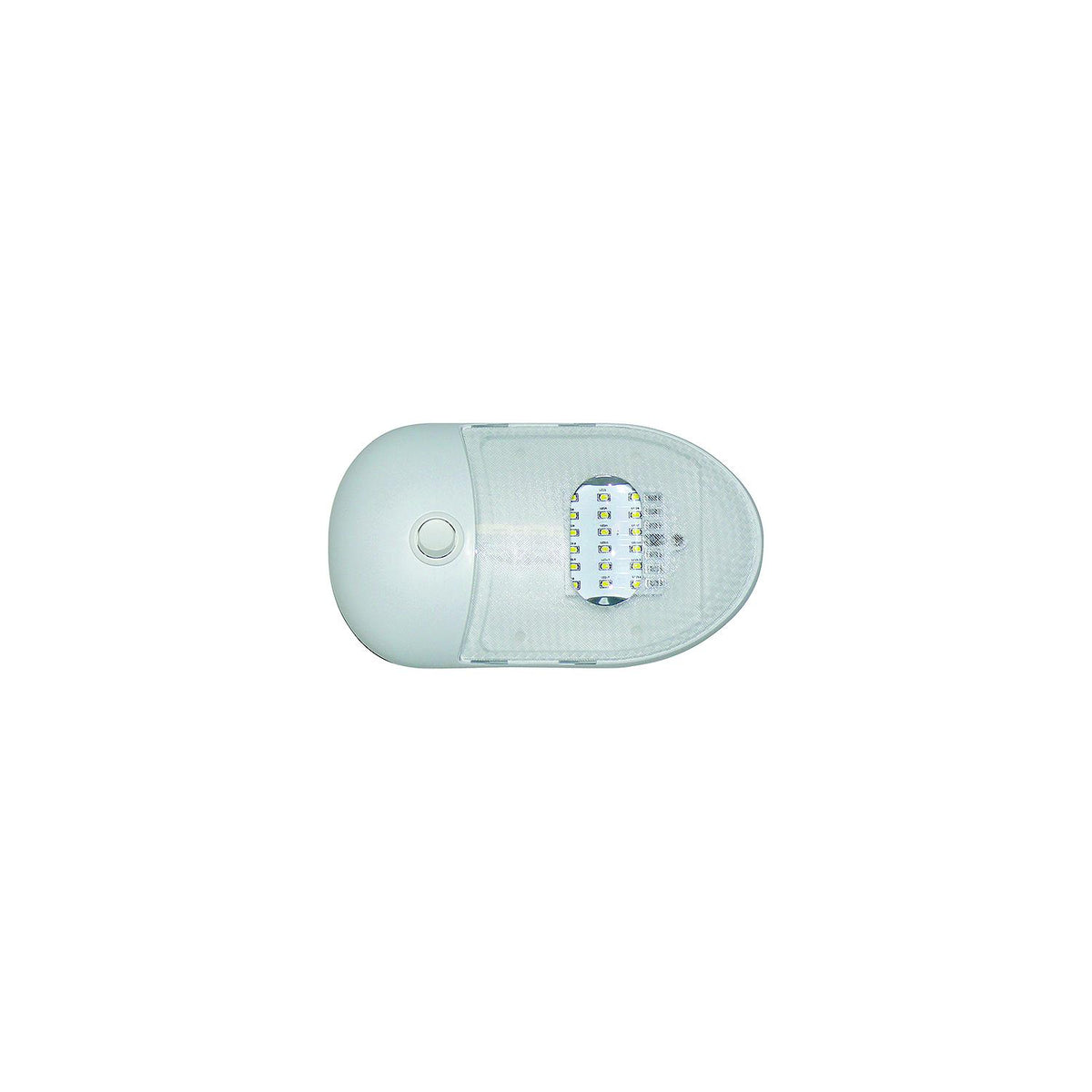 Valterra DG654291VP Slim Line Single LED Dome Light w/2-Way Switch, 12V -Modern Boat Sales & Service