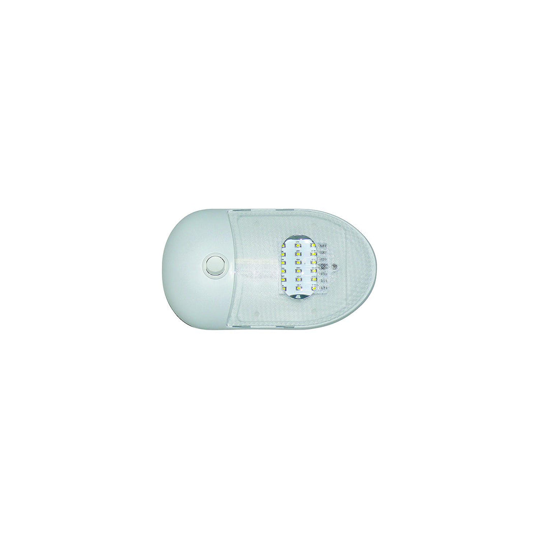 Valterra DG654291VP Slim Line Single LED Dome Light w/2-Way Switch, 12V -Modern Boat Sales & Service