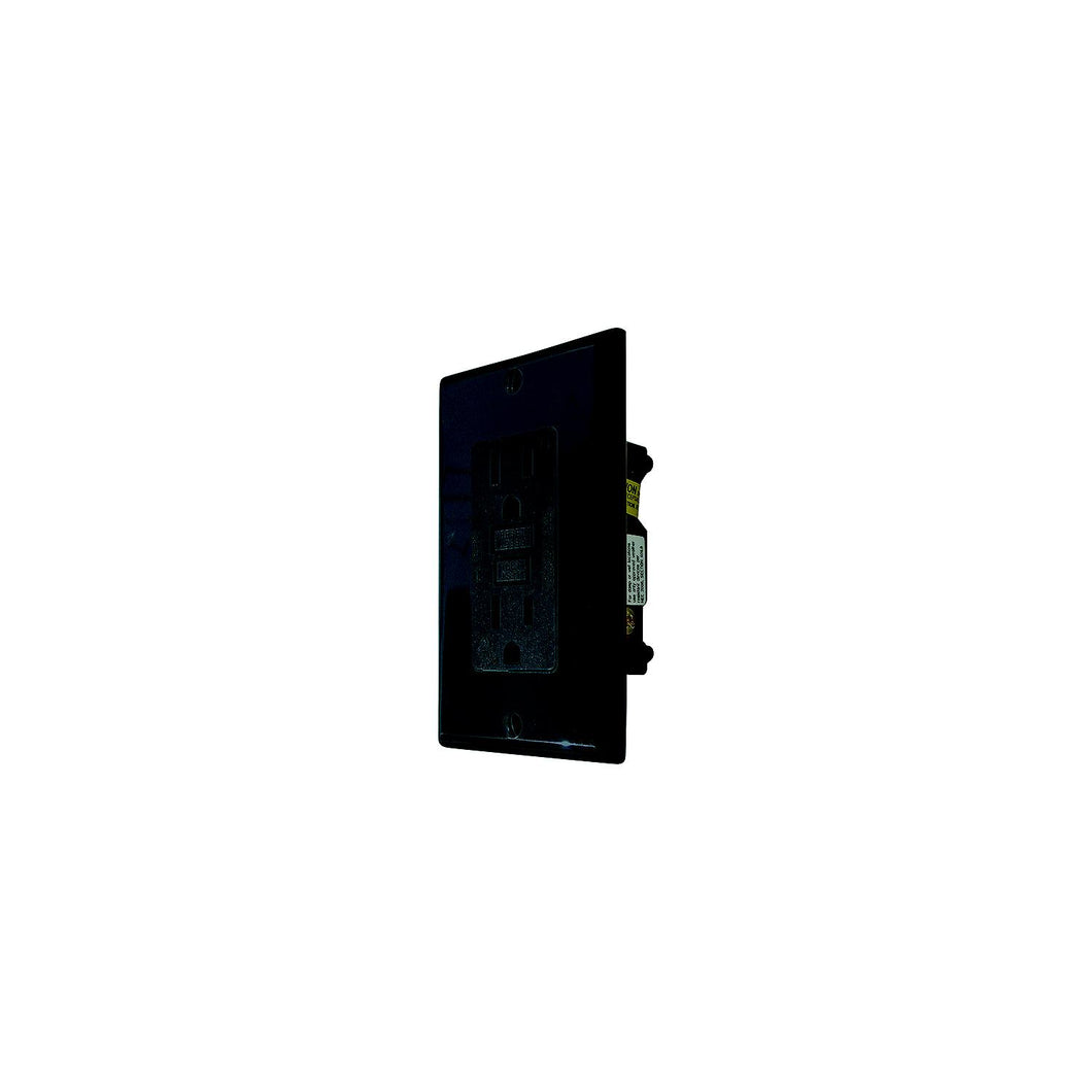 Diamond Group GFI Receptacle w/Light, Black -Modern Boat Sales & Service