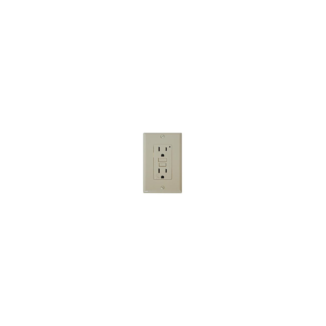 Diamond Group GFI Receptacle w/Light, Ivory -Modern Boat Sales & Service
