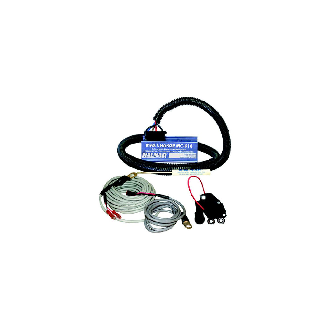 Balmar MC618VL01 Max Charge MC618 Voltage Regulator w/ Temp Sensor, 12V -Modern Boat Sales & Service