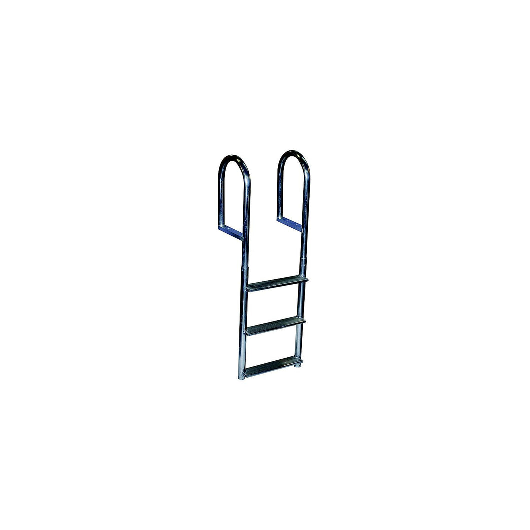 Dock Edge DE2047F Welded Aluminum Fixed Wide 7-Step Ladder -Modern Boat Sales & Service