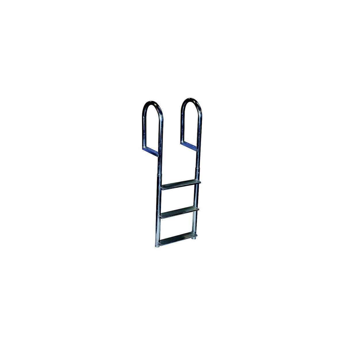 Dock Edge DE2043F Welded Aluminum Fixed Wide 3-Step Ladder -Modern Boat Sales & Service