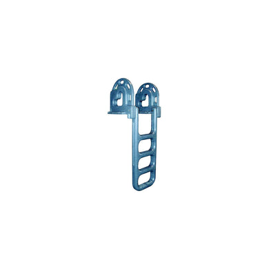 Dock Edge DE2064F Polyethylene Flip Up Dock Ladder 4 Step Grey -Modern Boat Sales & Service