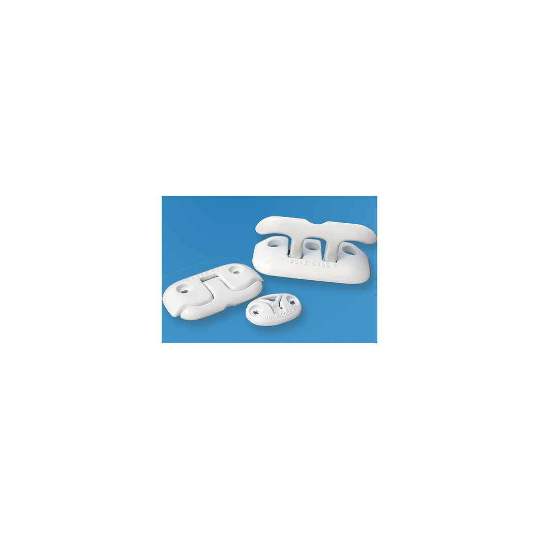 Dock Edge Flip-Up Dock Cleat, White -Modern Boat Sales & Service