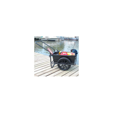 Dock Edge DE90605F Powder Coated Steel Frame iCart Dock Cart With Removable Poly Bucket & Solid Tires -Modern Boat Sales & Service