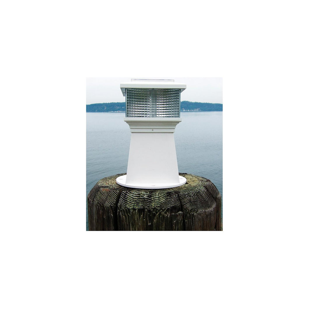 Dock Edge Solar Rechargeable Piling Light With Replaceable Battery -Modern Boat Sales & Service
