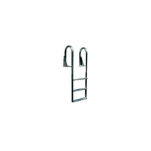 Dock Edge DE2123F Aluminum Flip Up Wide Step Ladder, 3-Step Default Title -Modern Boat Sales & Service