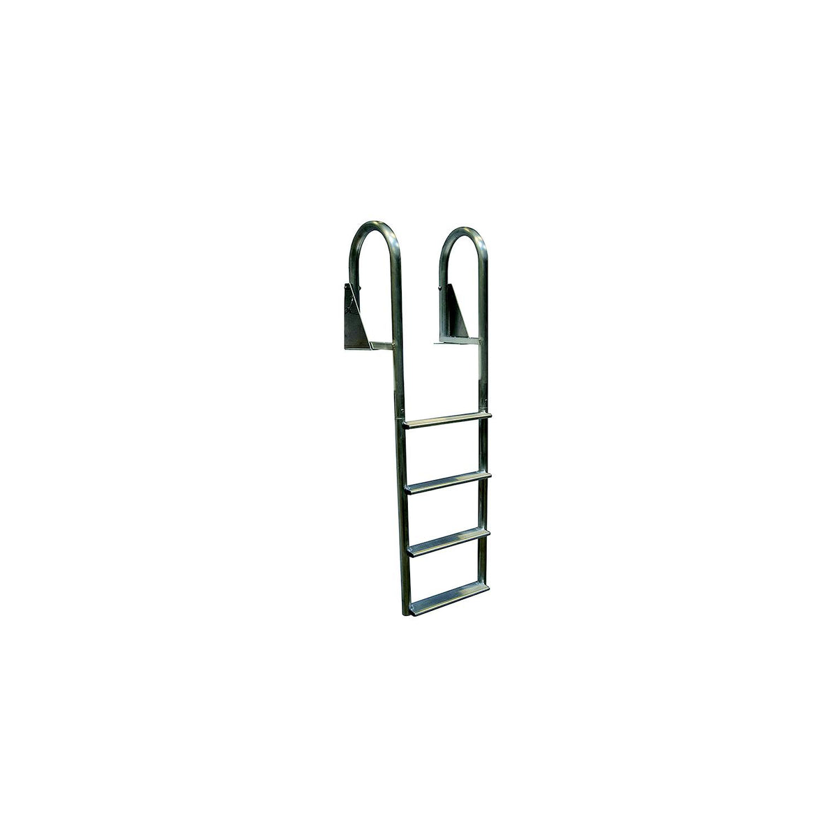 Dock Edge DE2125F Aluminum Flip Up Wide Step Ladder, 5-Step -Modern Boat Sales & Service