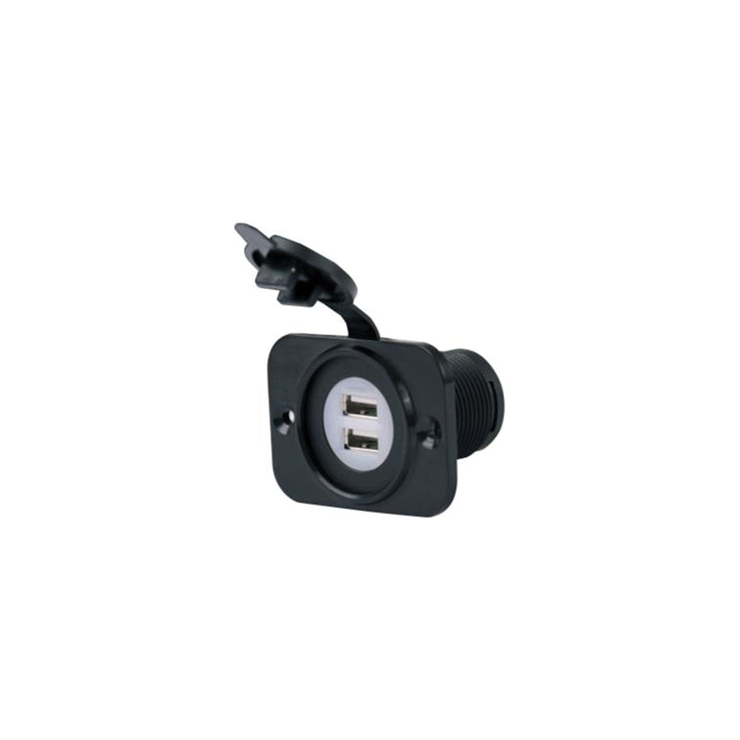 Marinco 12VDUSB SeaLink Deluxe Dual USB Charger Receptacle 12-24V -Modern Boat Sales & Service