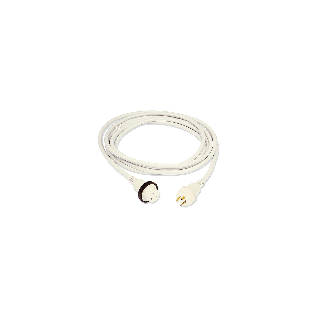 Marinco 25SPPW 30A/125V Powercord PlusÂ® ShorePower Cordset w/LED, 25' White -Modern Boat Sales & Service