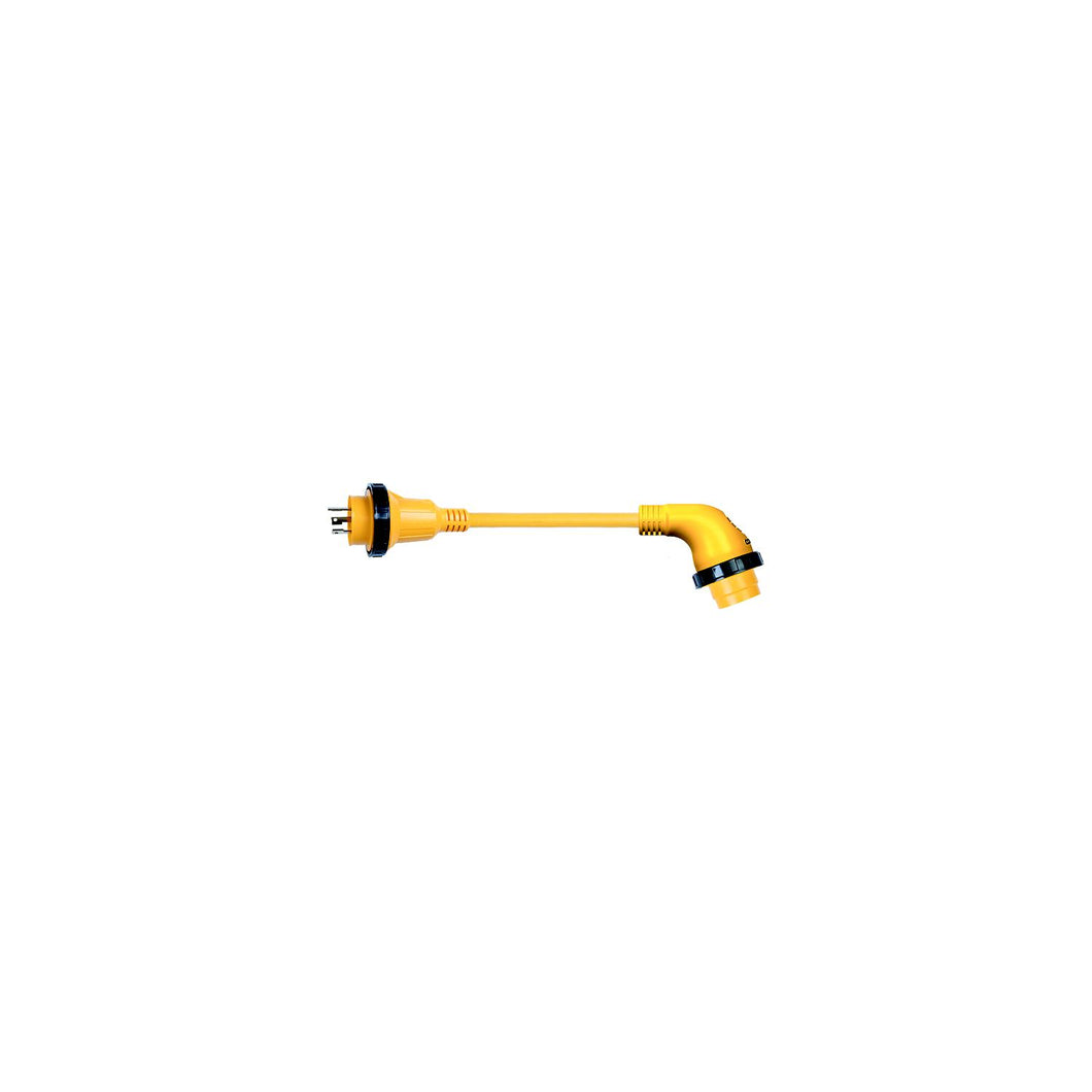 Marinco 1RPC Right Angle Adapter 30A, 125V -Modern Boat Sales & Service