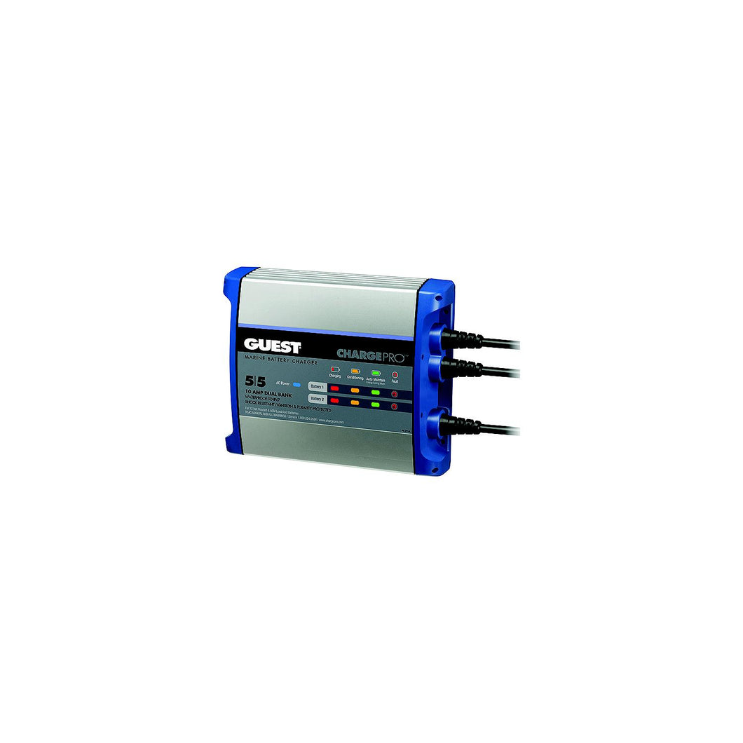 Guest 2711A ChargePro On-Board Battery Charger, 10 Amps, 2 Banks -Modern Boat Sales & Service
