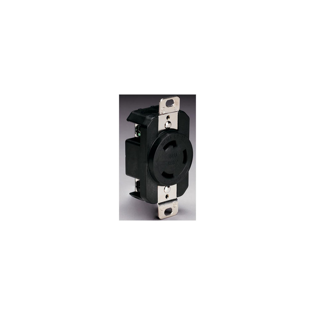 Marinco 3-Wire 30 Amp/125V Locking Charging/Trolling System Receptacle -Modern Boat Sales & Service