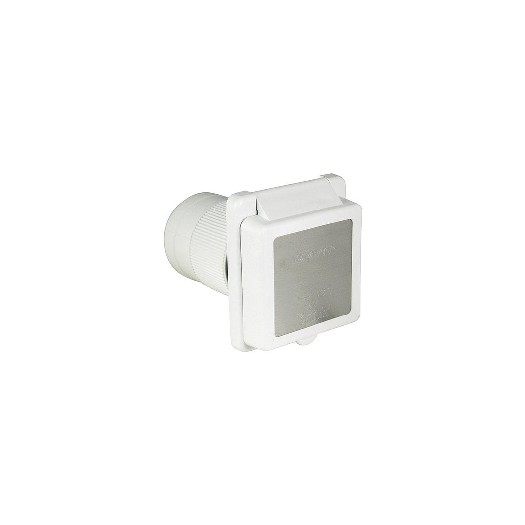 Marinco 50 Amp 125V Power Inlet With Stainless Steel Trim -Modern Boat Sales & Service