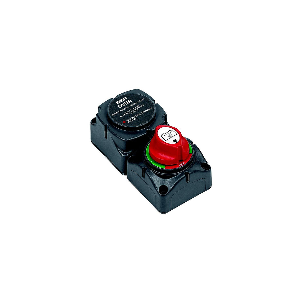 Marinco Digital Voltage Sensing Relay (VSR) Battery Selector Switch Single Engine/Two Battery Banks -Modern Boat Sales & Service