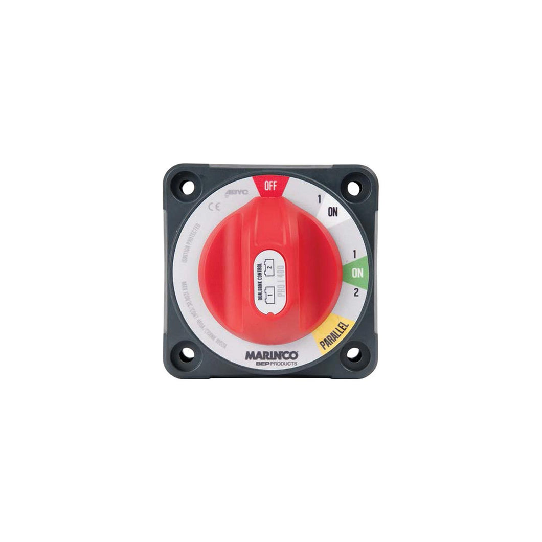 Marinco 772-DBC Pro Installer Dual Bank Control Battery Switch (1,1/2, Parallel, Off) -Modern Boat Sales & Service