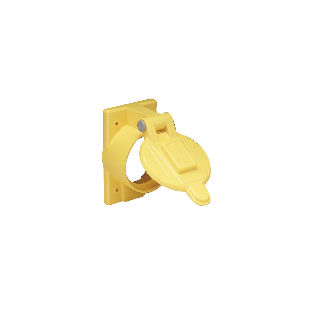 Marinco 7788CR Yellow Polycarbonate Weatherproof Cover Fits 50A Receptacles 6369CR and 6370CR -Modern Boat Sales & Service