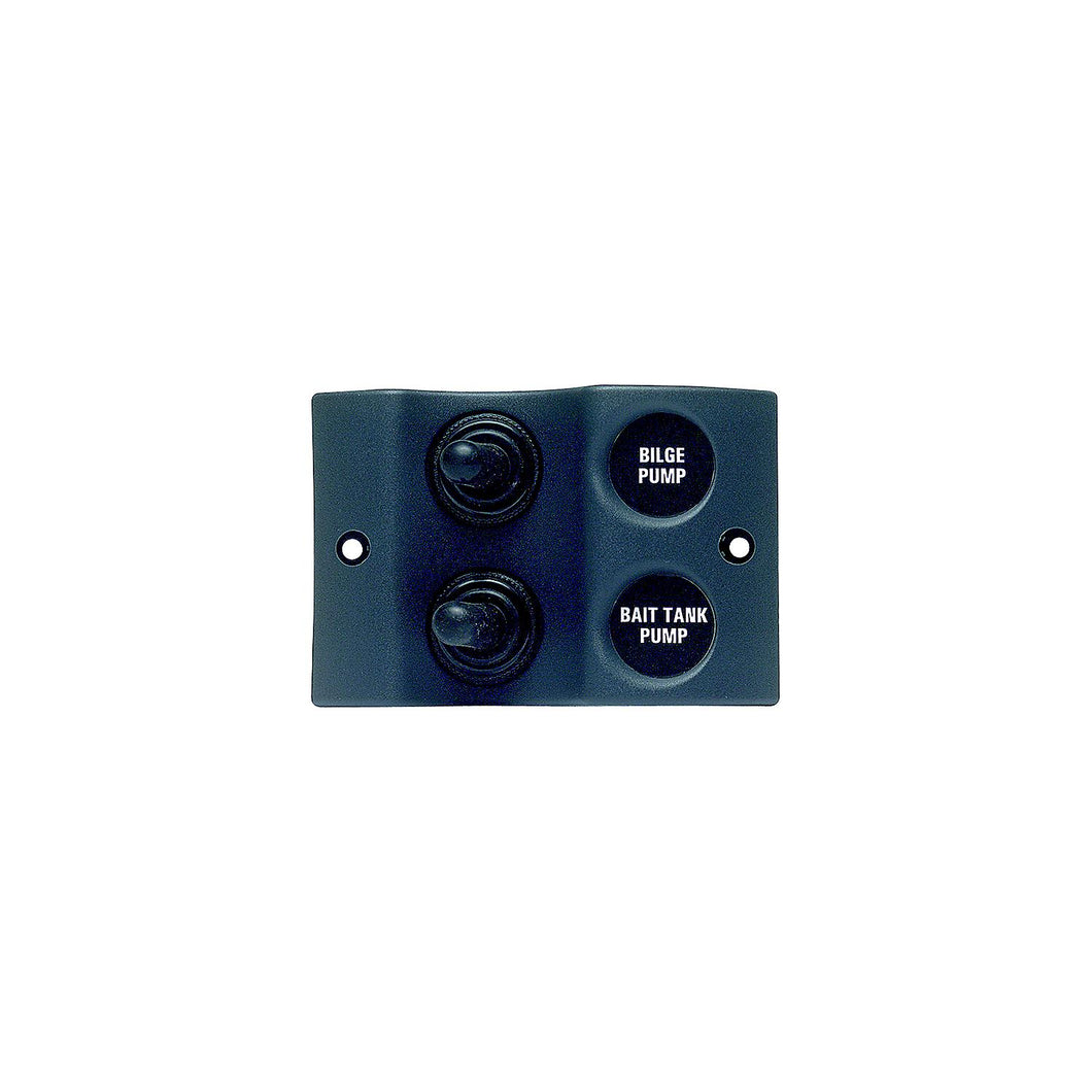 Marinco Micro Sprayproof Switch Panel 2 x 2-Way Switch -Modern Boat Sales & Service