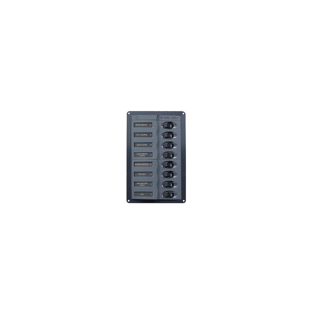 Marinco 901V DC Circuit Breaker 8-Way Vertical Panel -Modern Boat Sales & Service