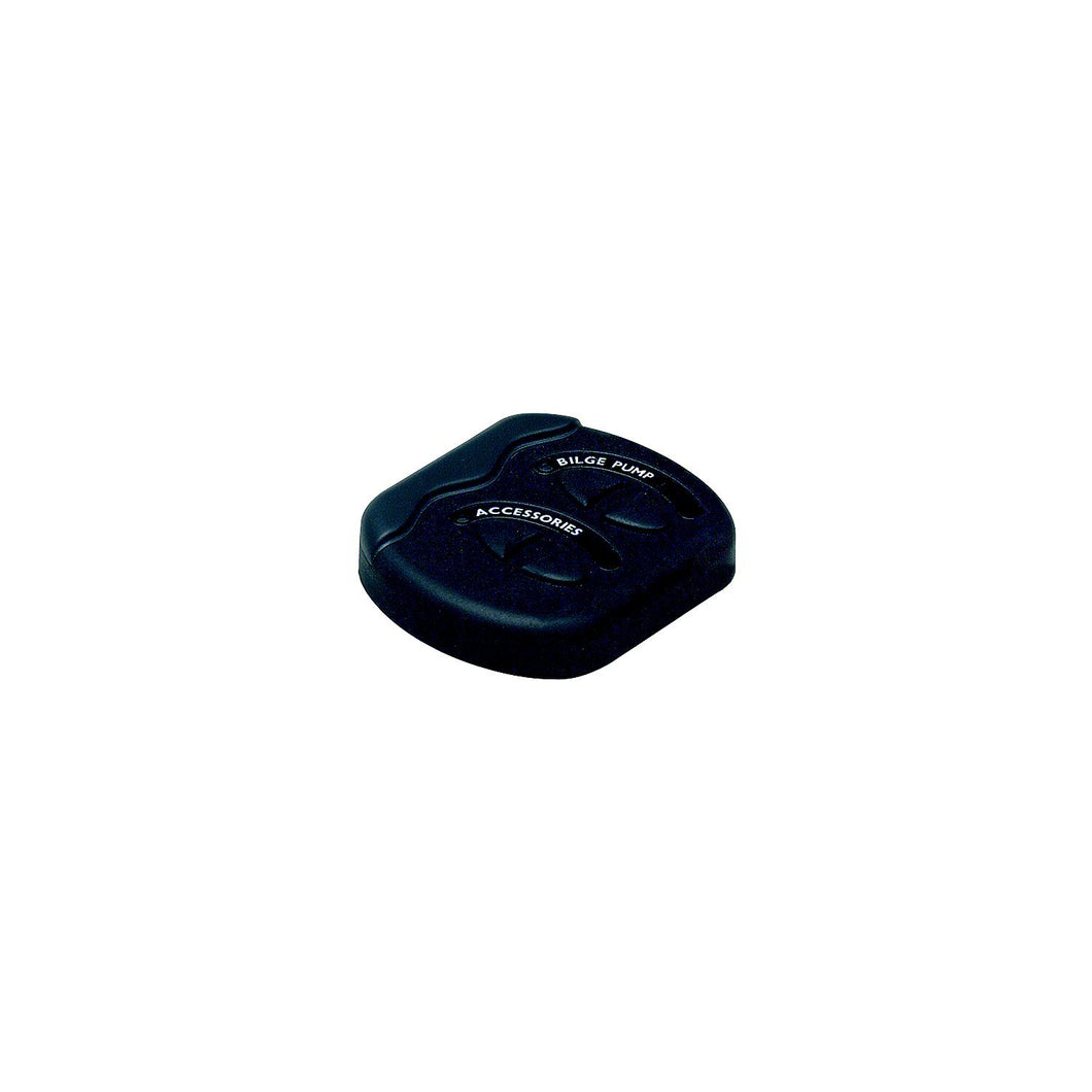 Marinco Contour Generation II Sprayproof Switch Panel With Fuse(s) - Black -Modern Boat Sales & Service