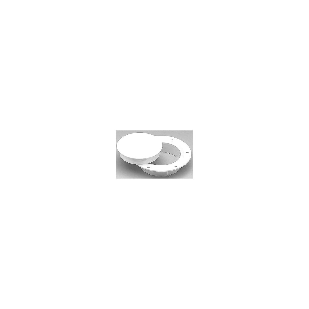 Marinco Snap-In Deck Plate, White -Modern Boat Sales & Service