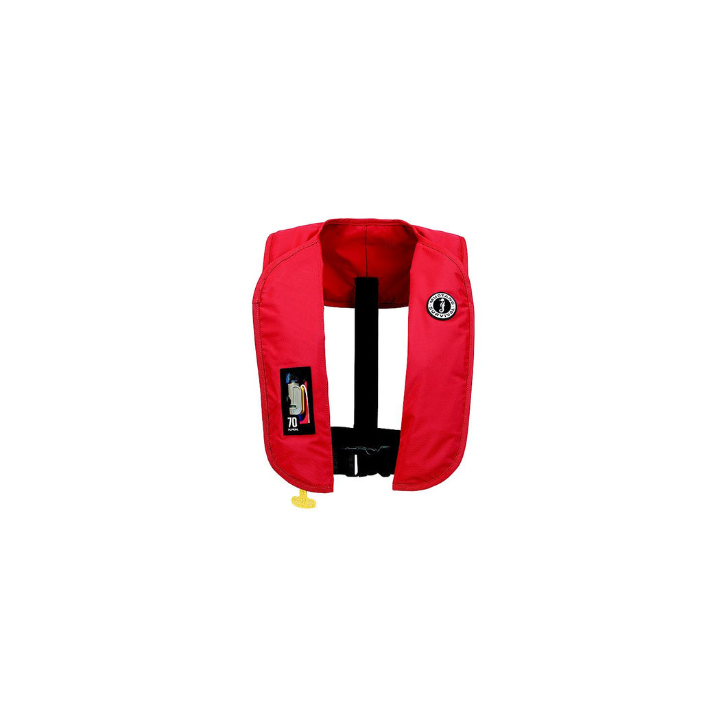 Mustang Survival MD40414 M.I.Tâ„¢ 70 Manual Inflatable PFD, Red -Modern Boat Sales & Service