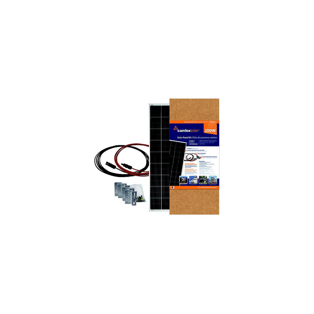 SamlexSolar SSP-100-KIT 100W Solar Panel Kit Default Title -Modern Boat Sales & Service