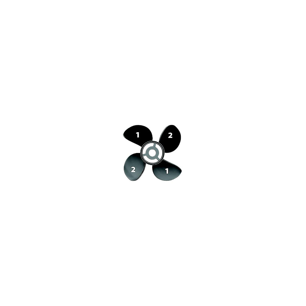 Turning Point Propellers 31501532 Express Mach4 Propeller 15x15, 4-Blade Stainless Steel, RH Rotation (Standard) Default Title -Modern Boat Sales & Service