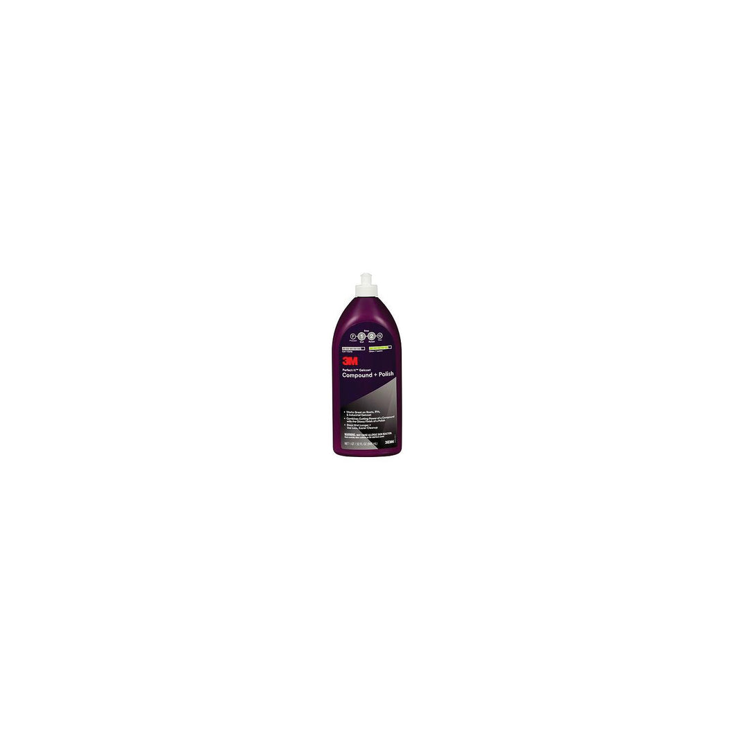 3Mâ„¢ 30344 Perfect-Itâ„¢ Gelcoat Compound + Polish, Quart -Modern Boat Sales & Service