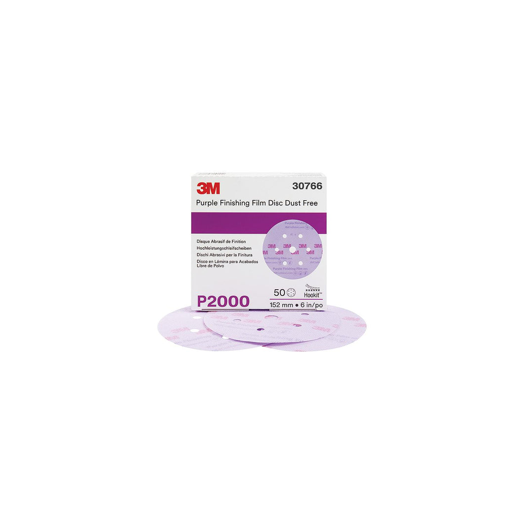 Hookitâ„¢ Purple Dust-Free Finishing Film Discs, 50/box -Modern Boat Sales & Service
