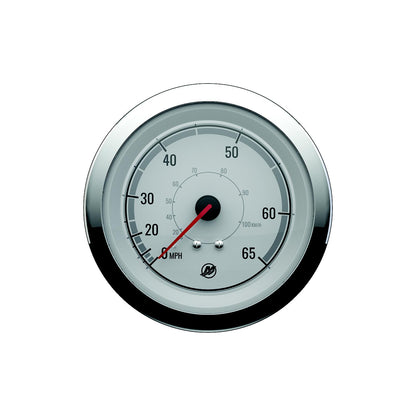 Quicksilver 8M6020076 Speedometer (65mph), White/Chrome Default Title -Modern Boat Sales & Service
