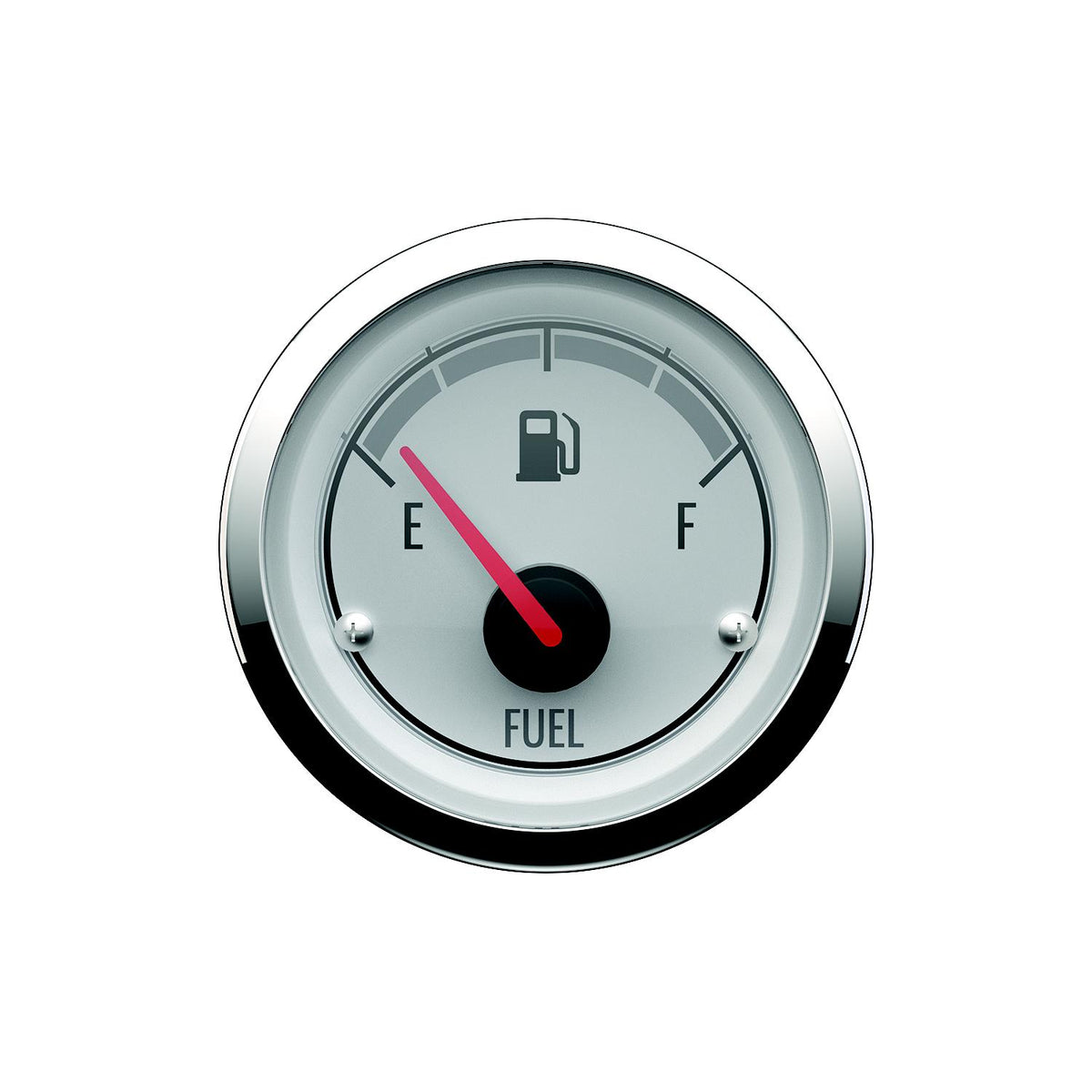 Quicksilver 8M6020077 Fuel Level, White/Chrome Default Title -Modern Boat Sales & Service
