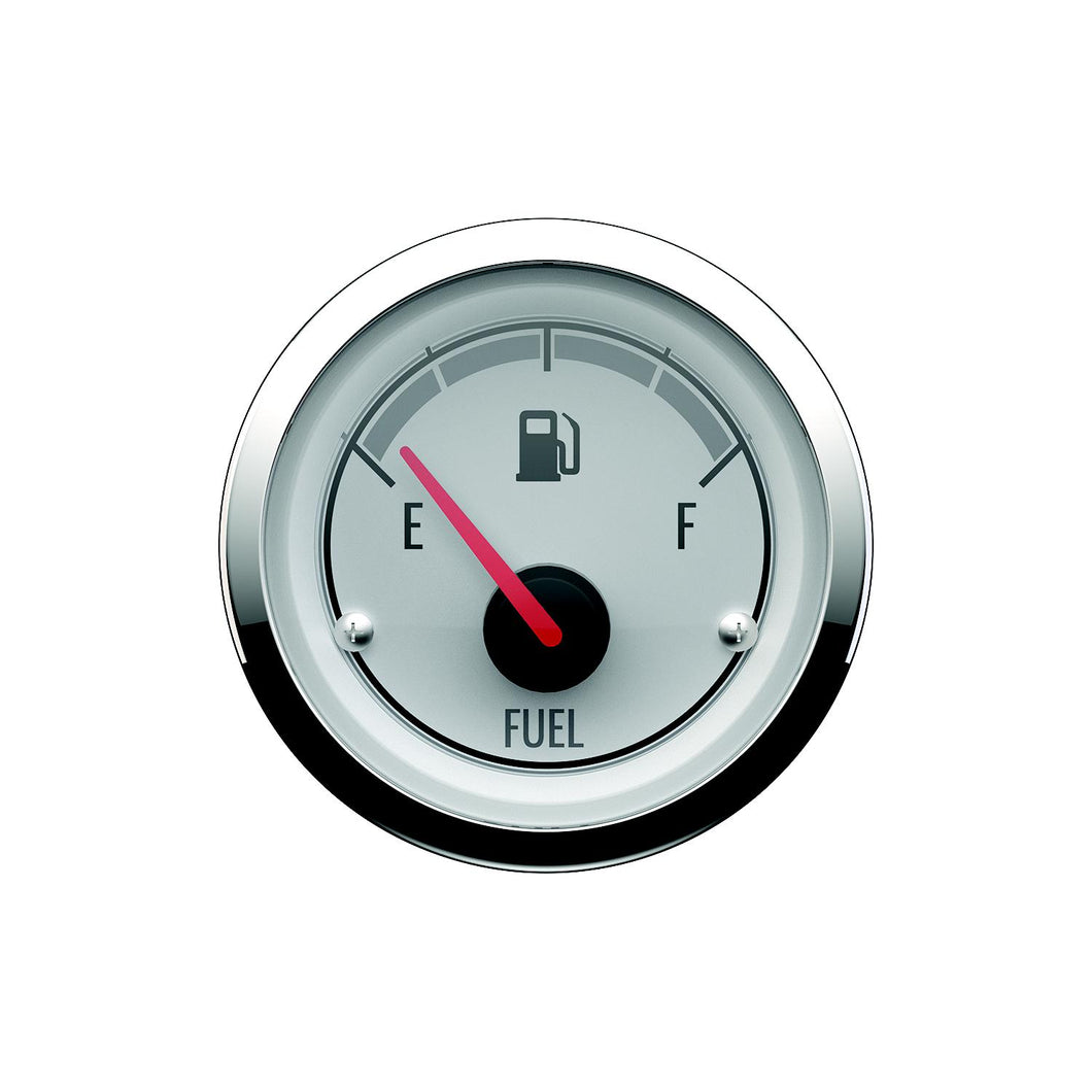 Quicksilver 8M6020077 Fuel Level, White/Chrome Default Title -Modern Boat Sales & Service