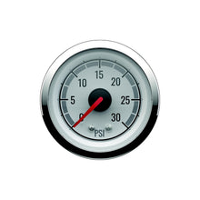 Quicksilver 8M6020079 Water Pressure (0-30psi), White/Chrome Default Title -Modern Boat Sales & Service