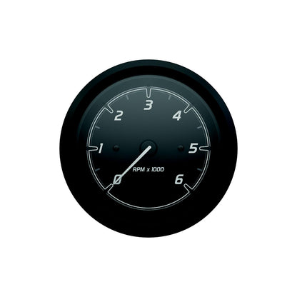 Quicksilver 8M6020097 Tachometer (6,000rpm), Black/Matte Black Default Title -Modern Boat Sales & Service