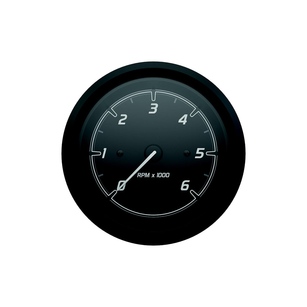 Quicksilver 8M6020097 Tachometer (6,000rpm), Black/Matte Black Default Title -Modern Boat Sales & Service