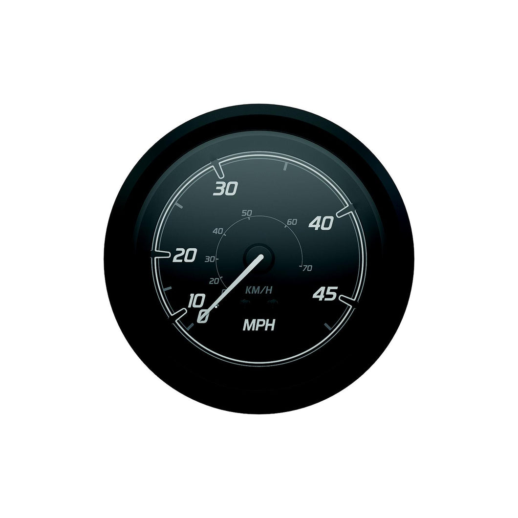 Quicksilver 8M6020099 Speedometer (45mph), Black/Matte Black Default Title -Modern Boat Sales & Service