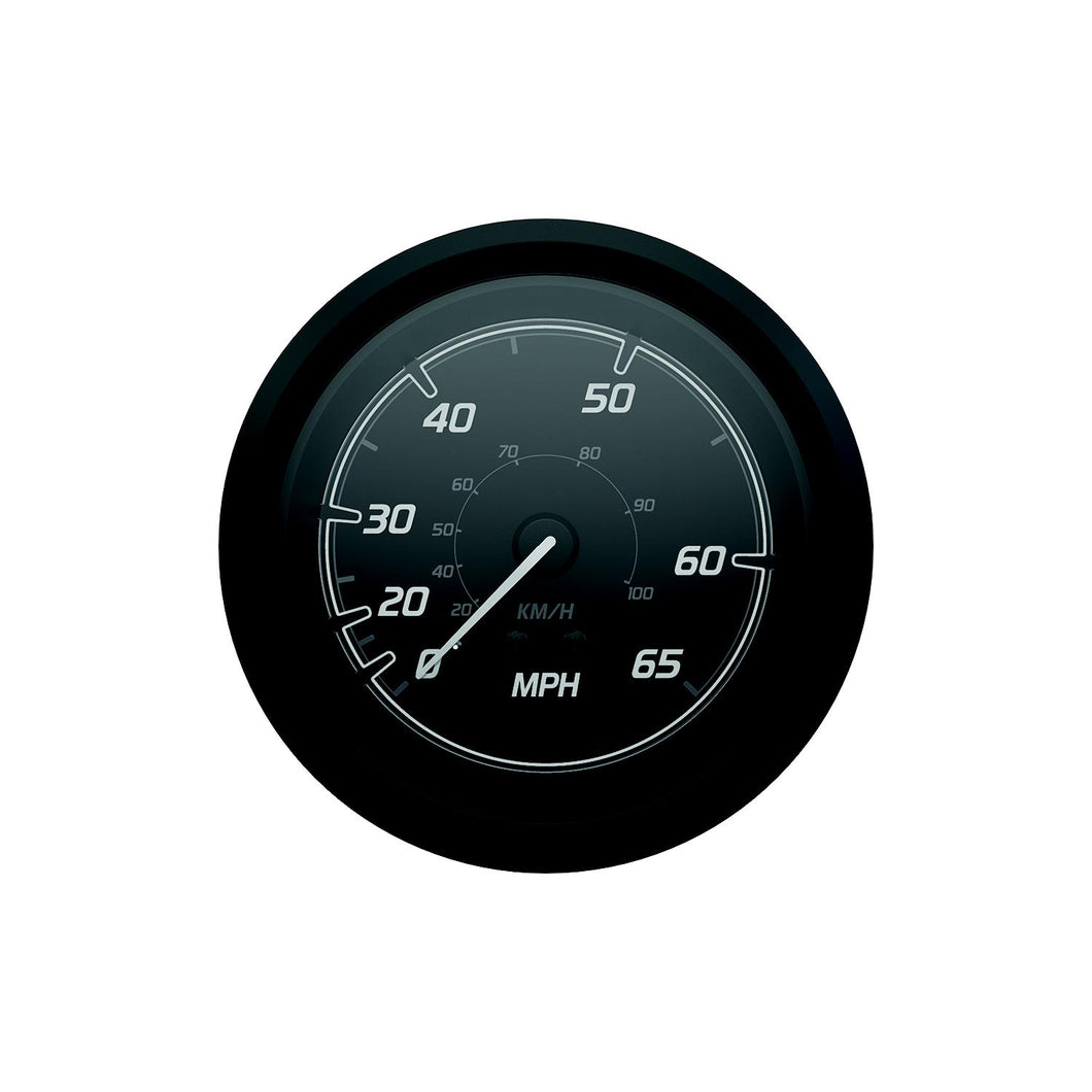 Quicksilver 8M6020100 Speedometer (65mph), Black/Matte Black Default Title -Modern Boat Sales & Service