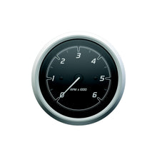 Quicksilver 8M6020109 Tachometer (6,000rpm), Black/Brushed Stainless Default Title -Modern Boat Sales & Service