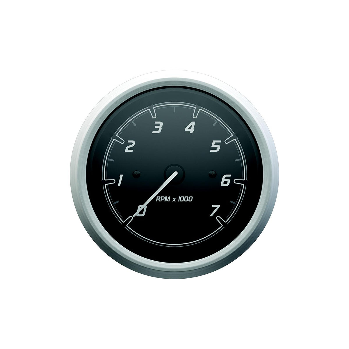 Quicksilver 8M6020110 Tachometer (7,000rpm), Black/Brushed Stainless Default Title -Modern Boat Sales & Service
