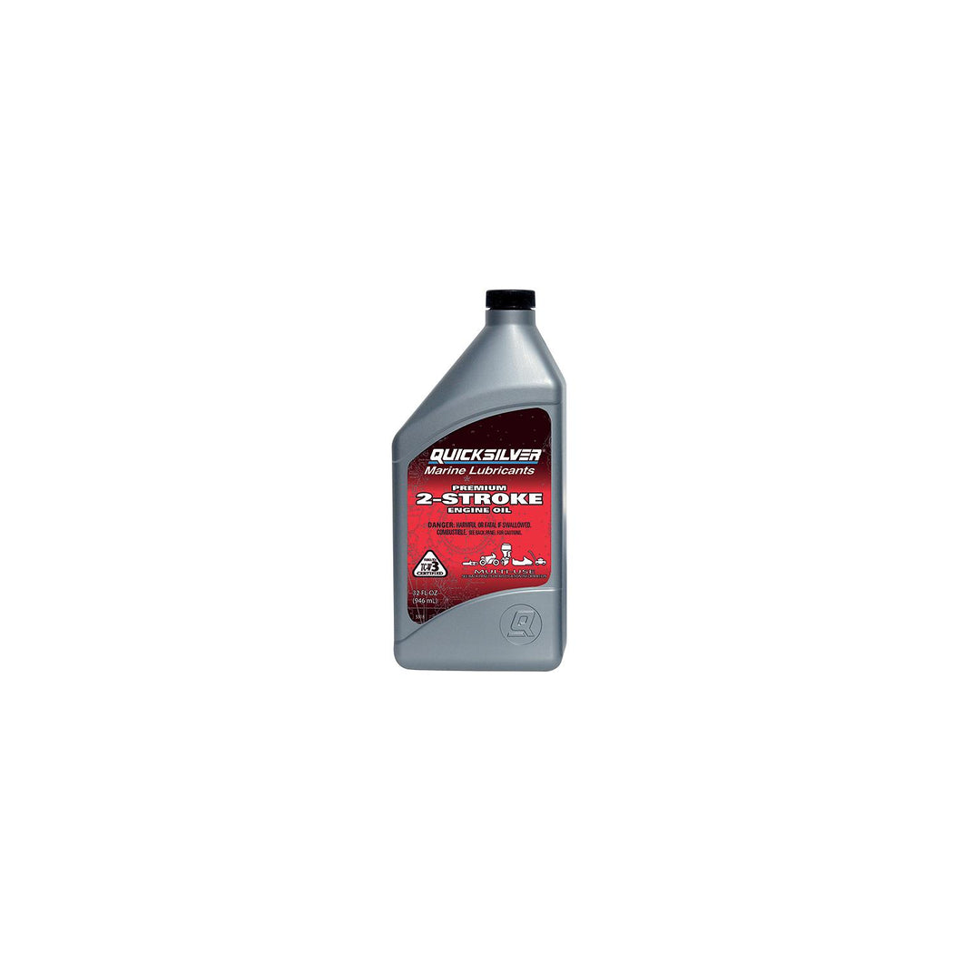 92-8M0229791 QuicksilverÂ® Premium 2-Stroke Engine Oil, Gallon -Modern Boat Sales & Service
