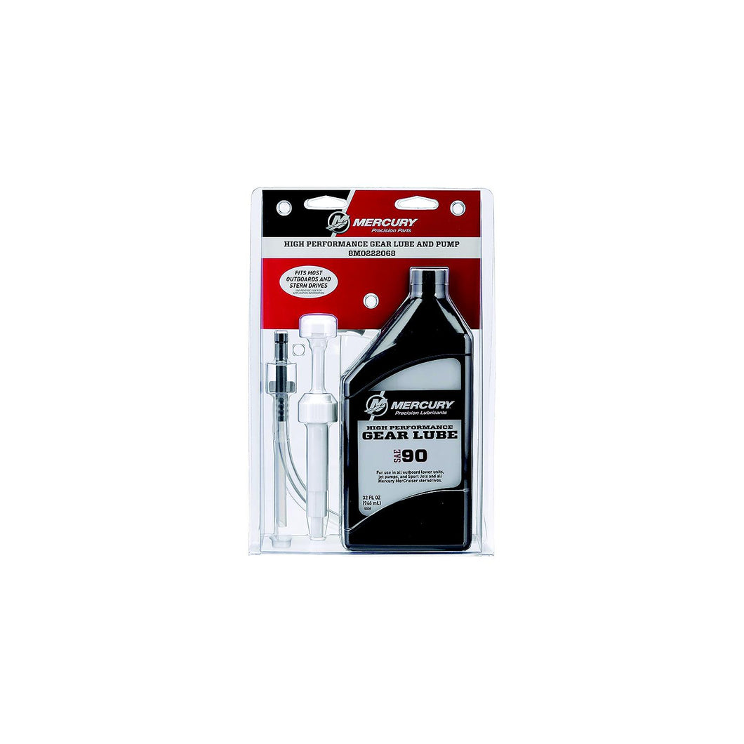 Mercury 8M0222068 SAE 90 High Performance Gear Lube â€“ 1 Quart Bottle Default Title -Modern Boat Sales & Service