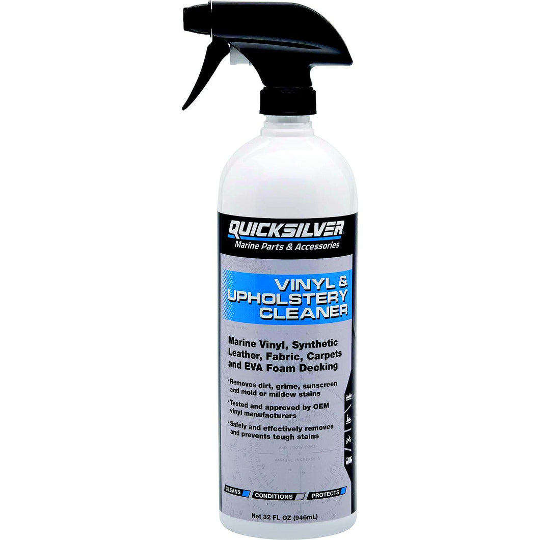 Quicksilver 8M0231471 Vinyl & Upholstery Cleaner, 32 oz. -Modern Boat Sales & Service