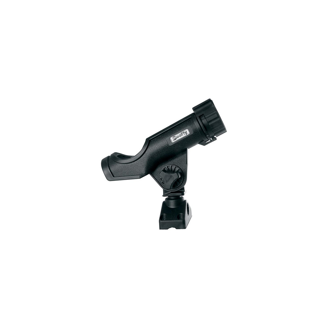 Scotty 230BK Powerlock Rod Holder w/#241 Side/Deck Mount, Black -Modern Boat Sales & Service