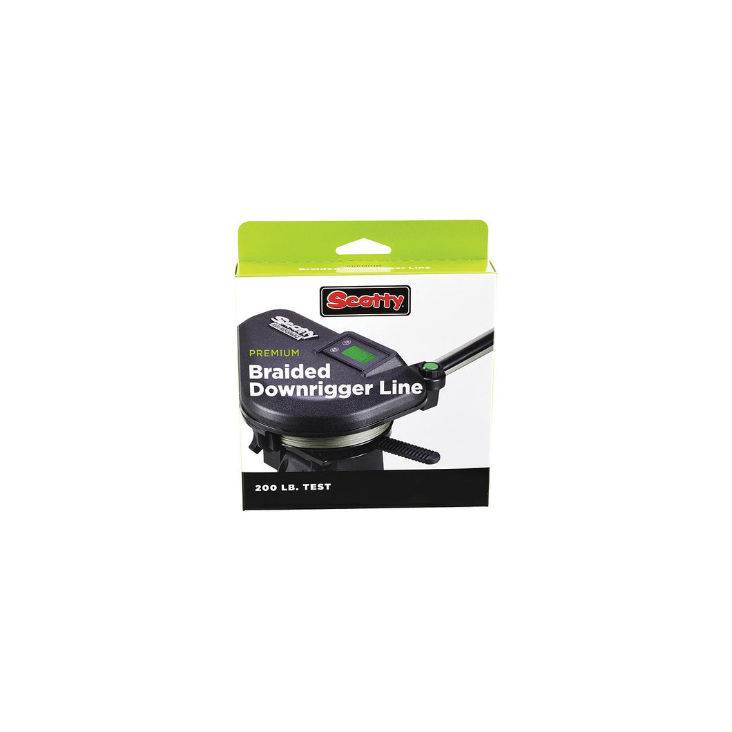 Scotty 2700K 200 lb. Premium Power Braid Downrigger Line, 200' Green, 6/case -Modern Boat Sales & Service