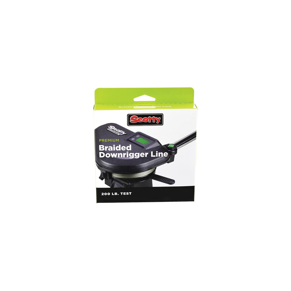 Scotty 2702K 200 lb. Premium Power Braid Downrigger Line, 400' Green, 6/case -Modern Boat Sales & Service