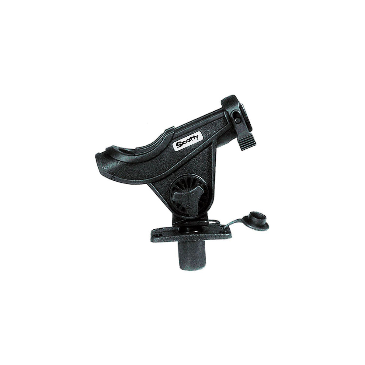 Scotty 281BK Bait Caster/Spinning Rod Holder w/ Flush Mt., Black, 12/case -Modern Boat Sales & Service